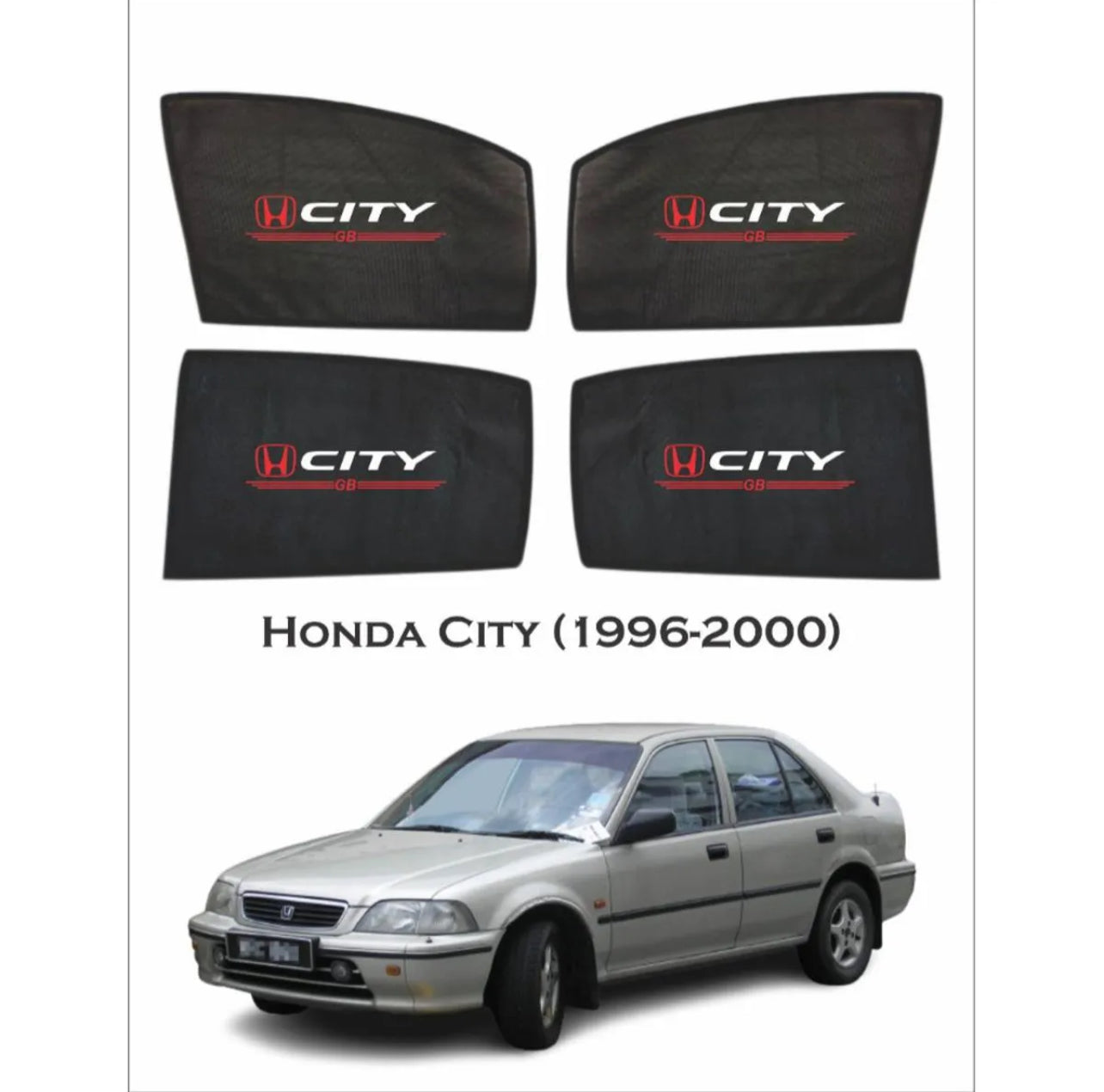 Honda City 1996–2000 Sunshades – Classic Comfort & UV Protection