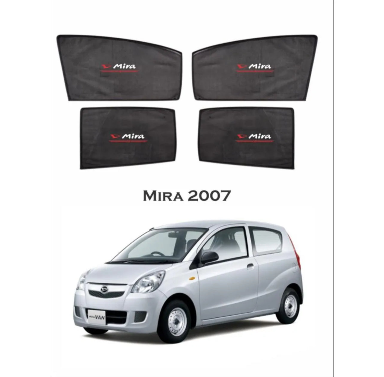 Daihatsu Mira 2007 Sunshades – Reliable Heat & UV Protection