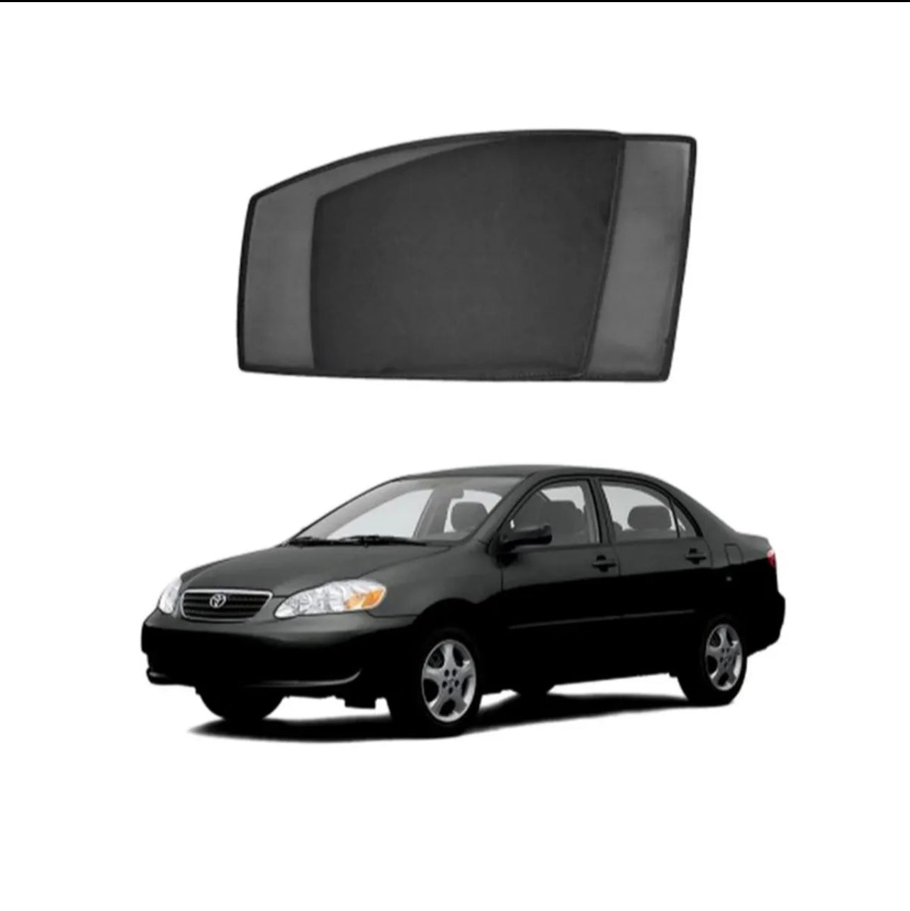 Toyota Corolla Axio 2007 Sunshades – Custom Fit UV & Heat Protection