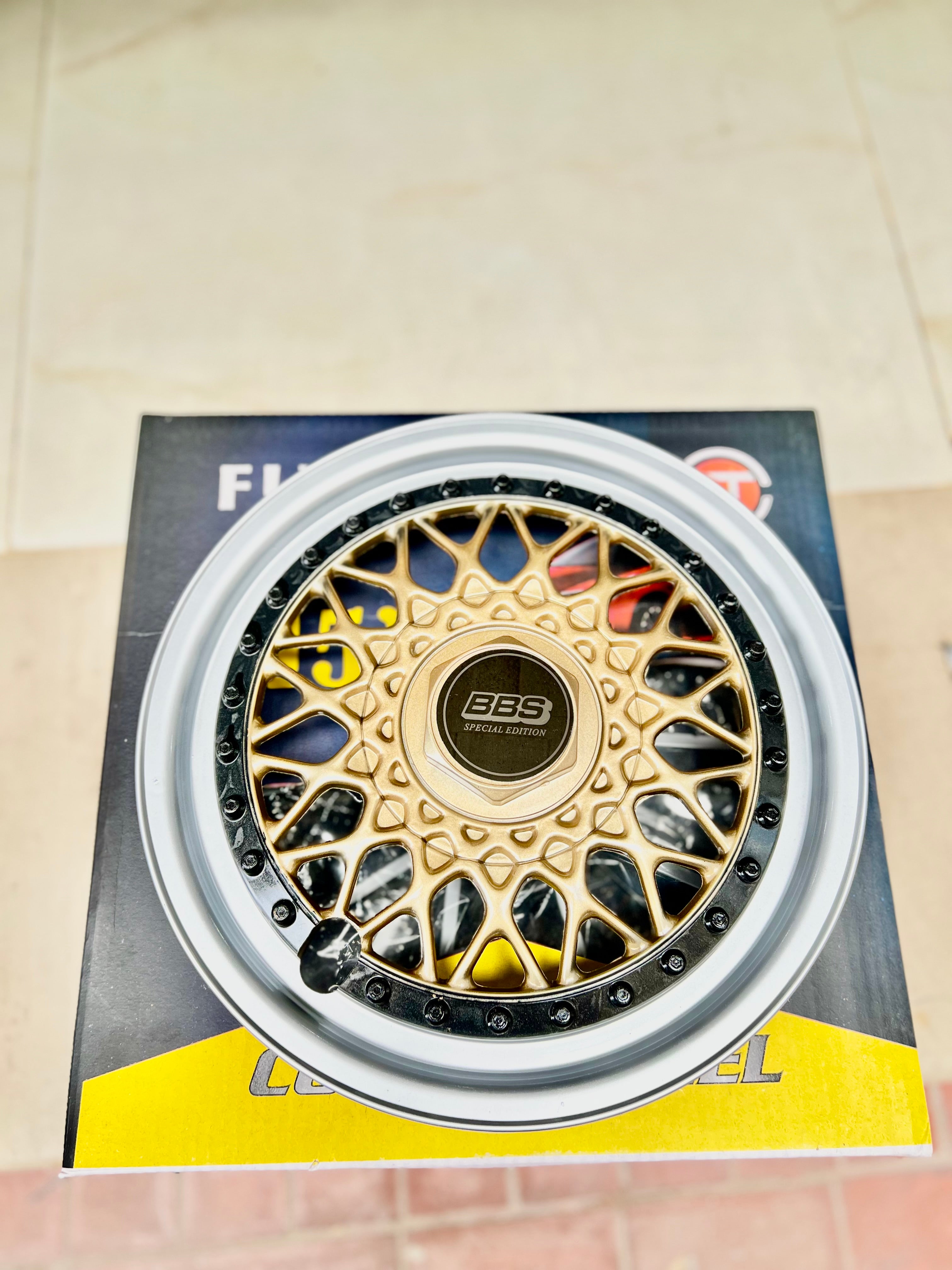 BBS Special Edition Wheel Cover – Gold & Silver Design