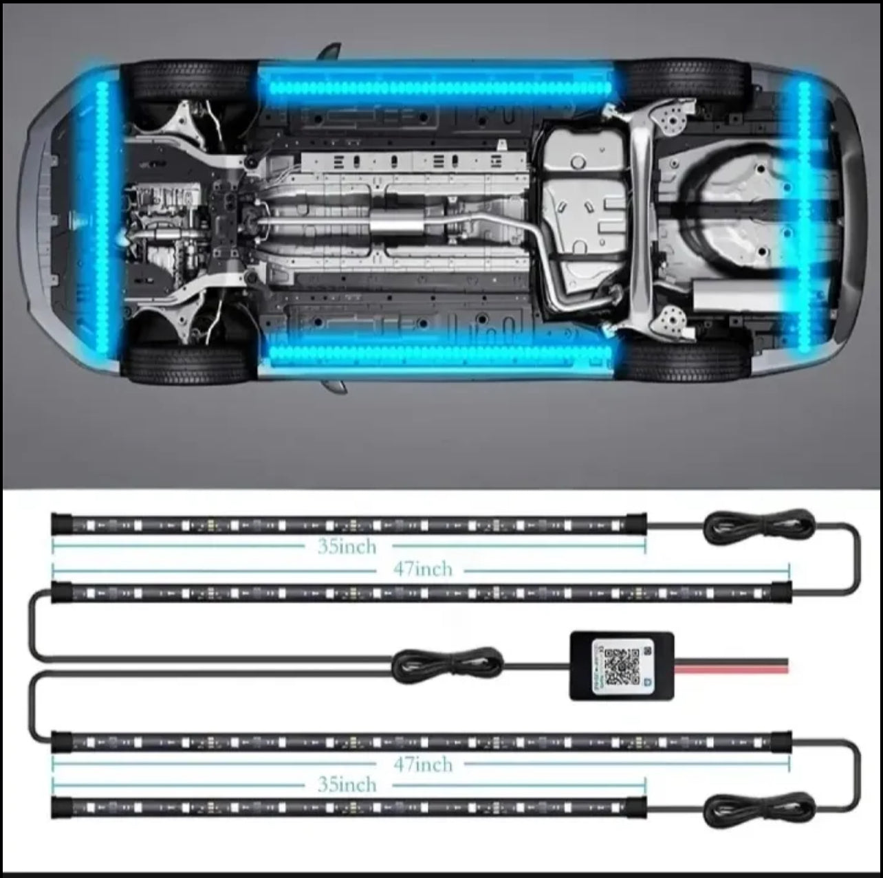 Multi glow underglow light