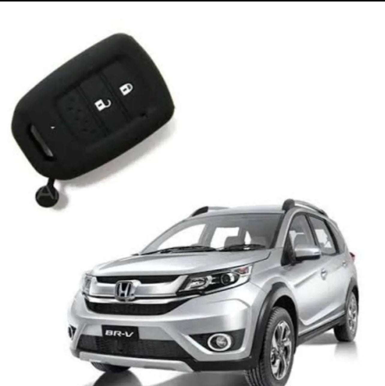 Silicone Black Key Cover for Honda BR-V