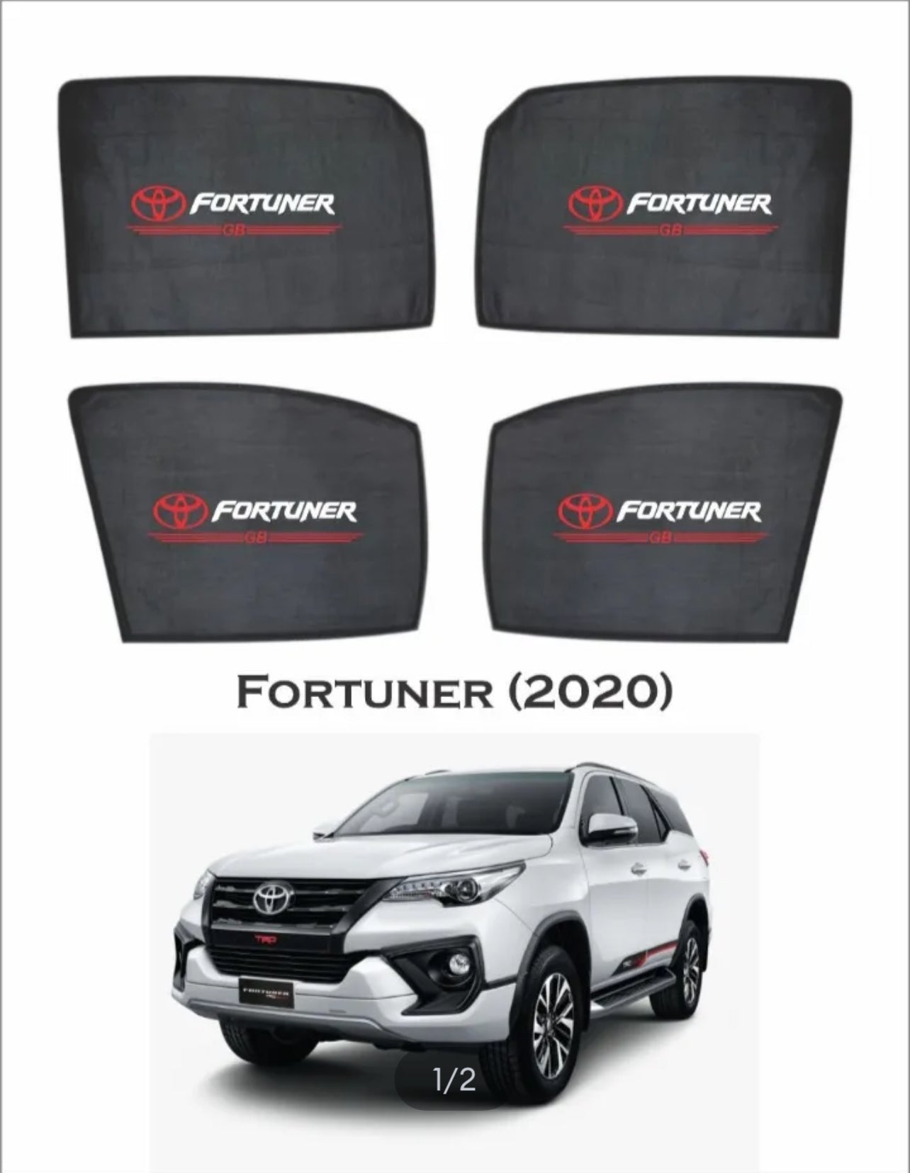 Toyota Fortuner 2020 Sunshades – Premium UV & Heat Protection