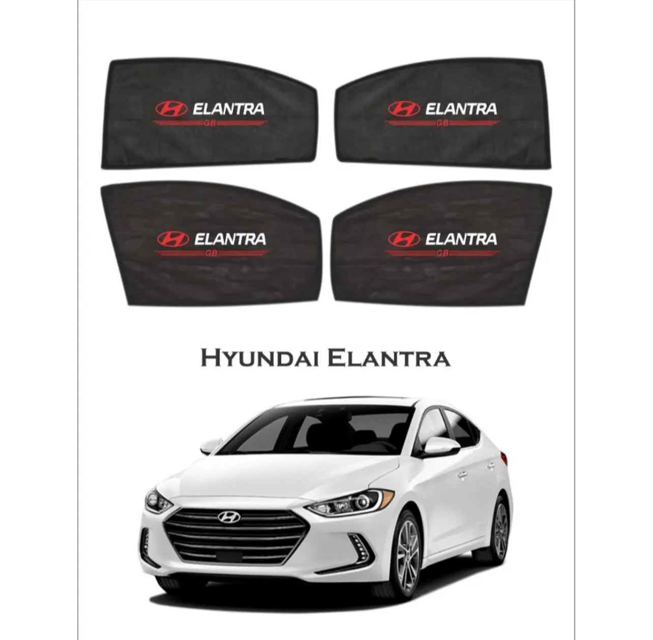 Hyundai Elantra Sunshades – Premium UV & Heat Protection