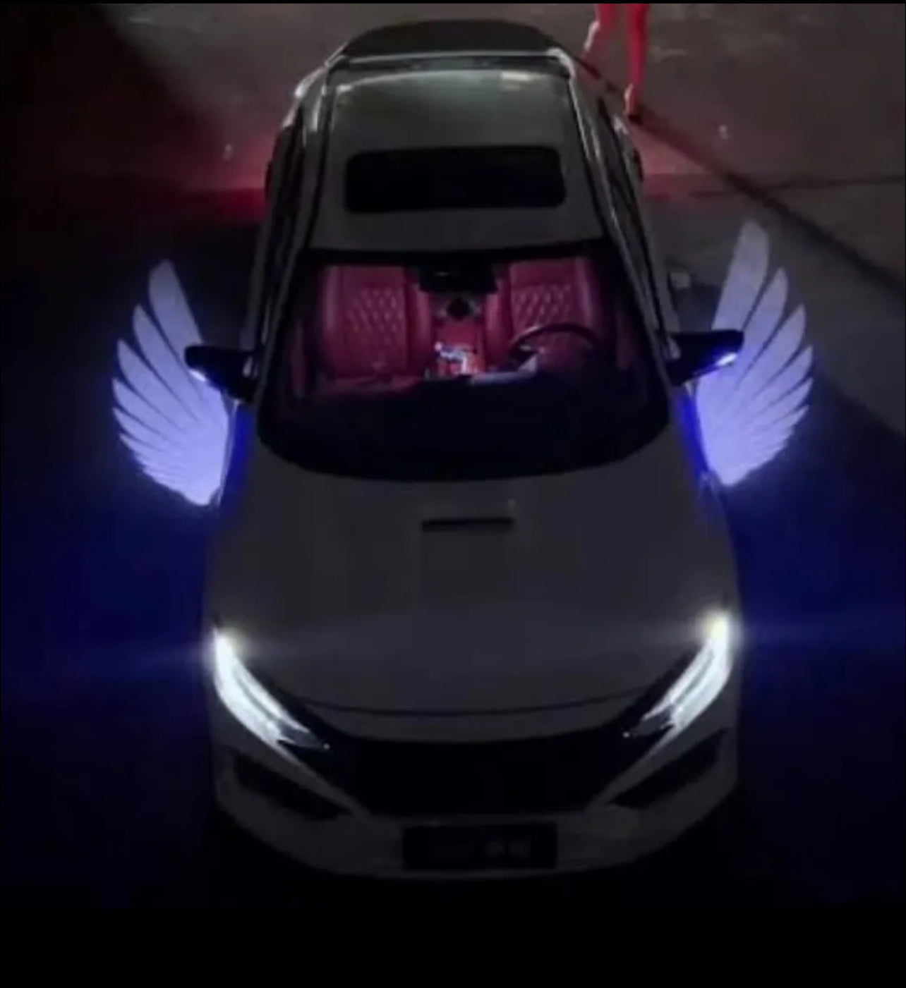 Angel Wing Lights - Car Side Mirror Welcome Lights