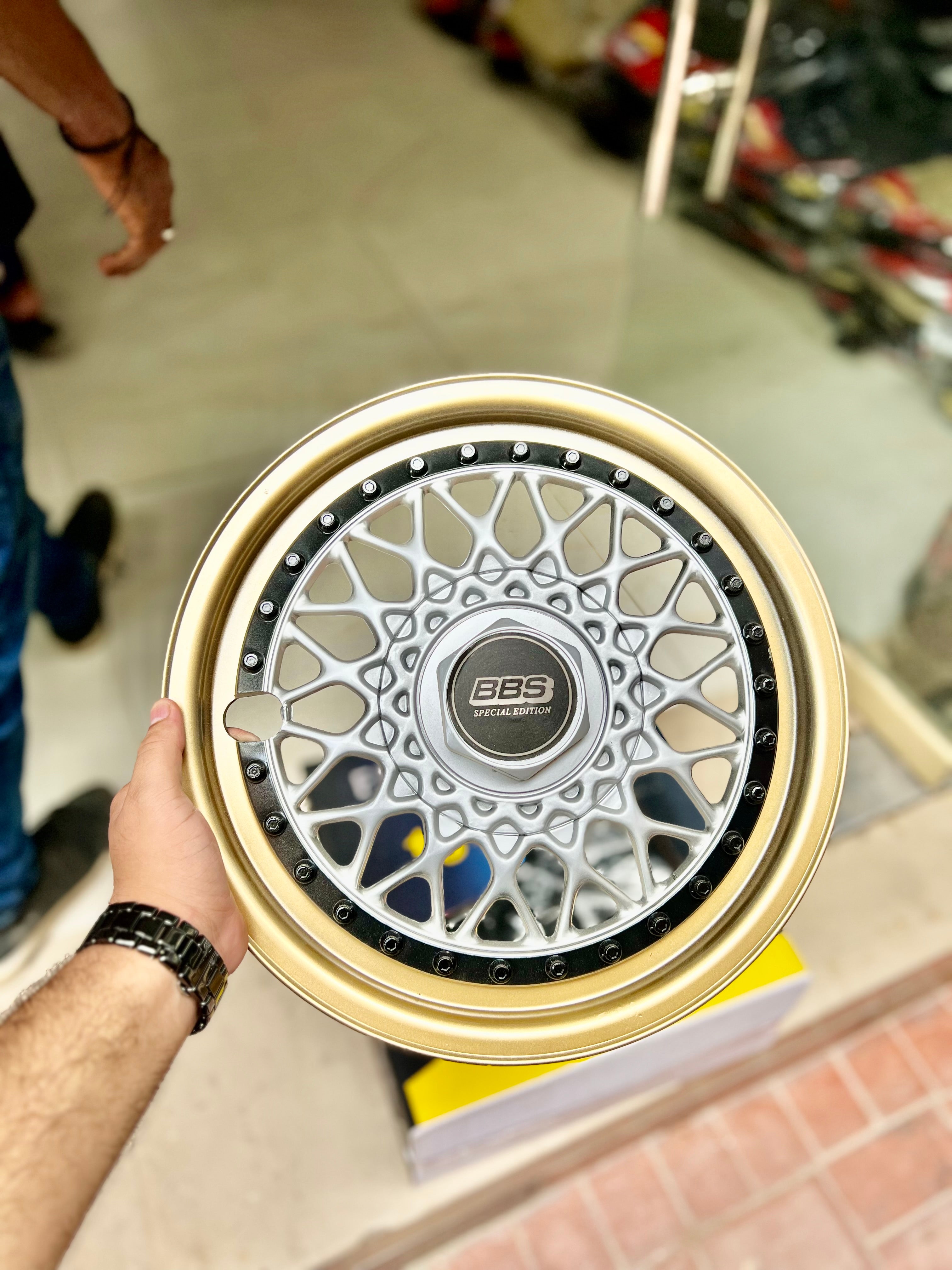 BBS Special Edition Wheel Cover – Gold & Silver Design