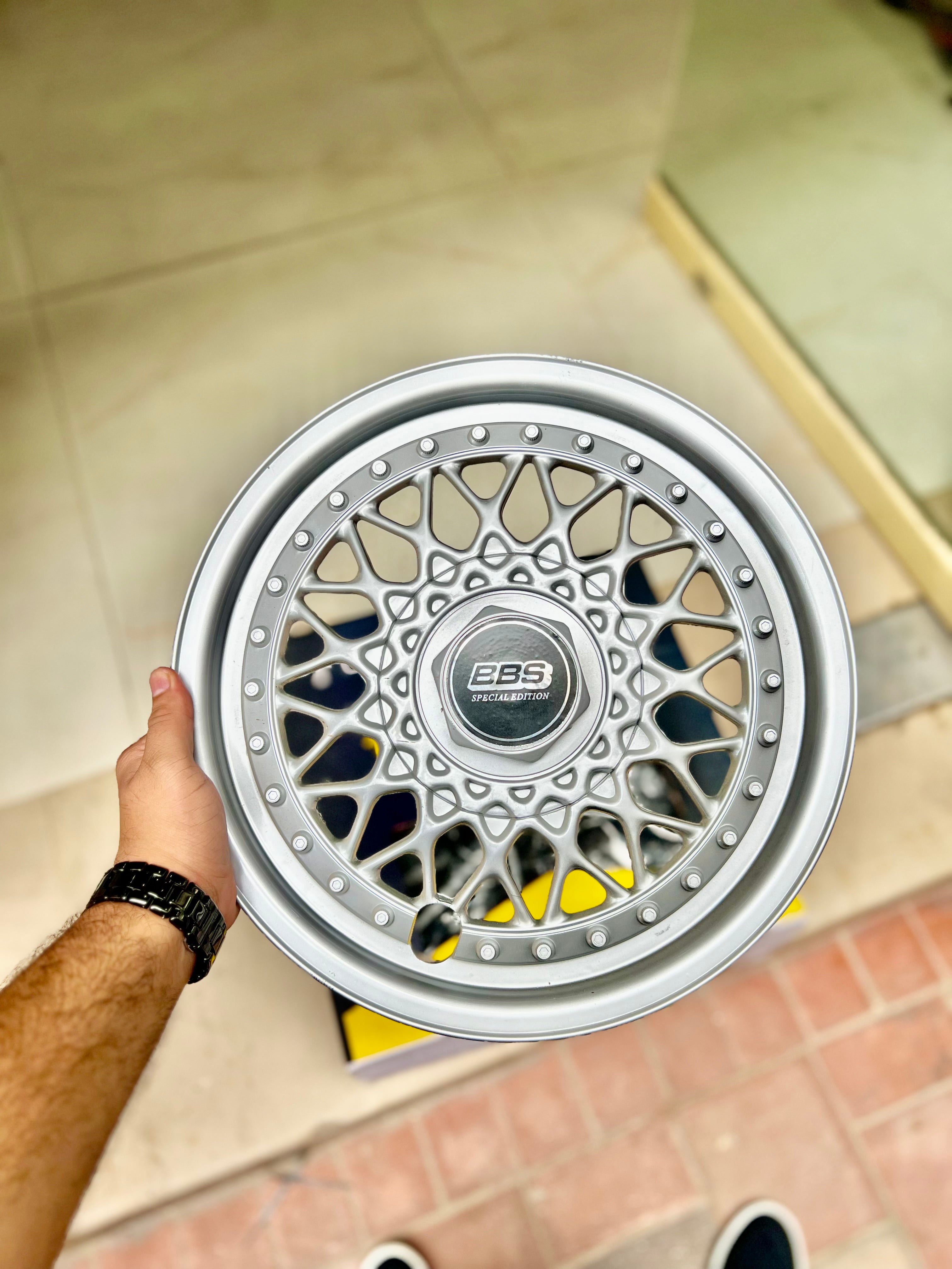 BBS Special Edition Silver Mesh Wheel Cover