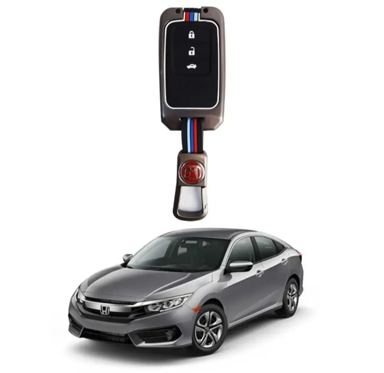 Honda Civic 2016-21 Key Cover With Metal Shell