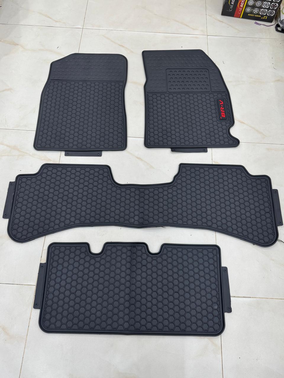 Honda BR-V New Latex Floor Mats – Premium Fit, Style & Protection