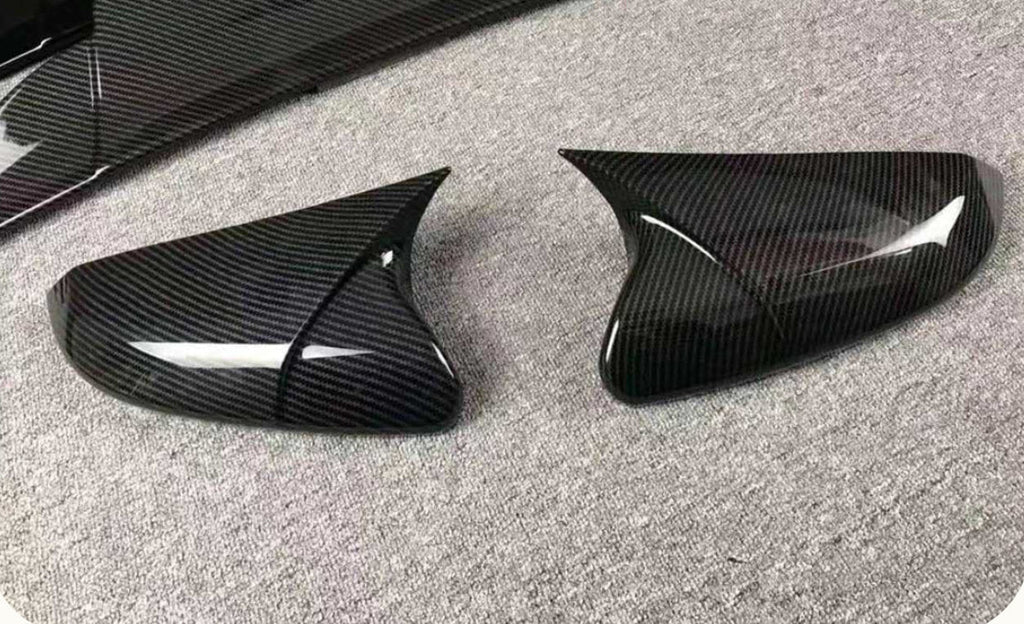 honda civic x side mirror carbon fiber batman style