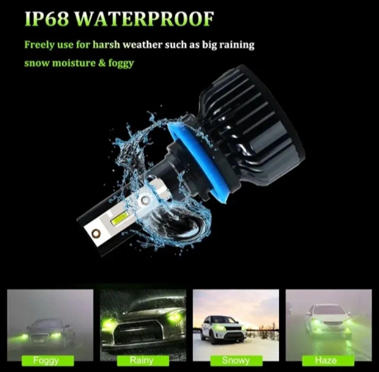 Lime Green Car Fog Light – Bold & Stylish Visibility