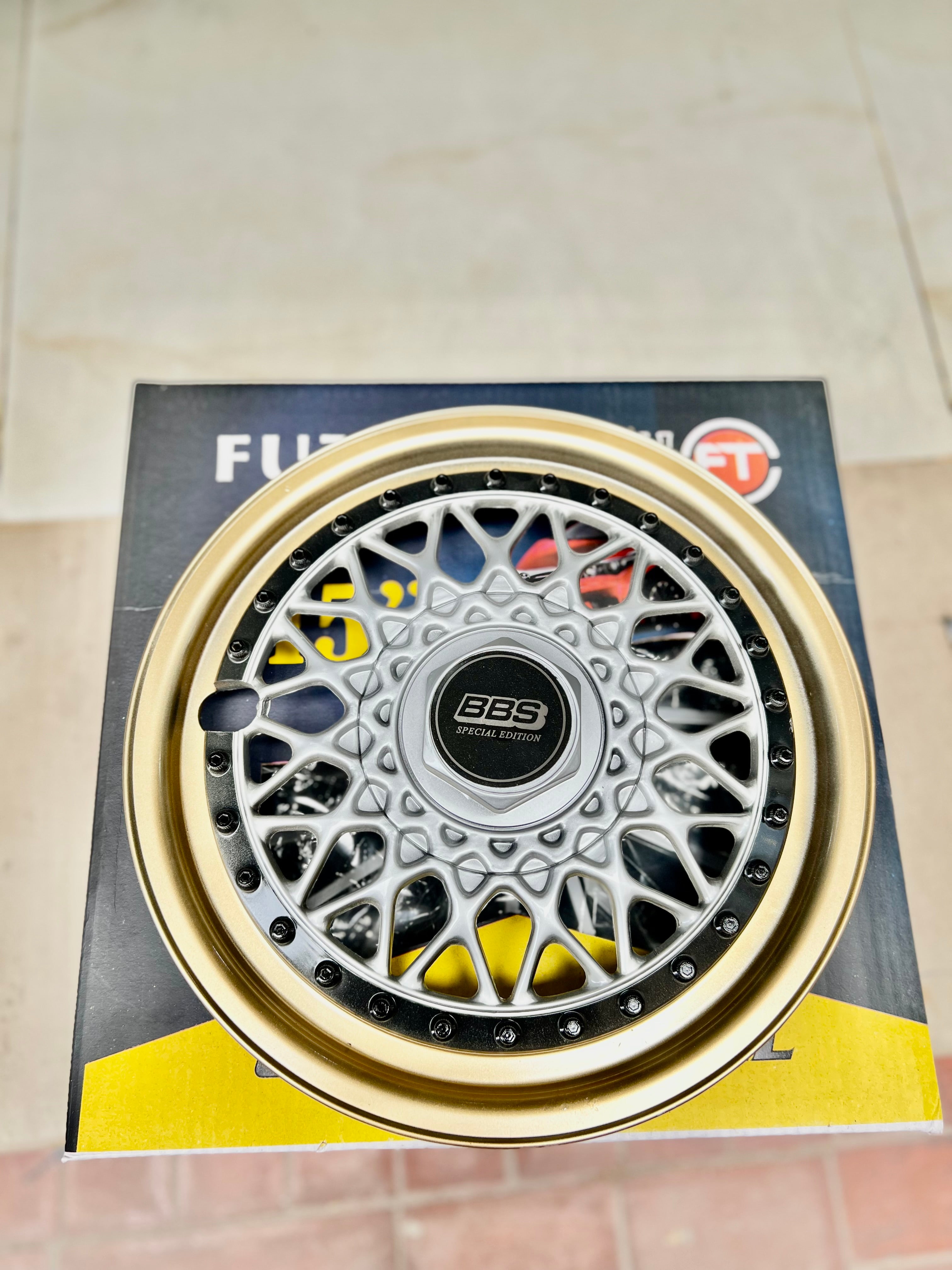 BBS Special Edition Wheel Cover – Gold & Silver Design