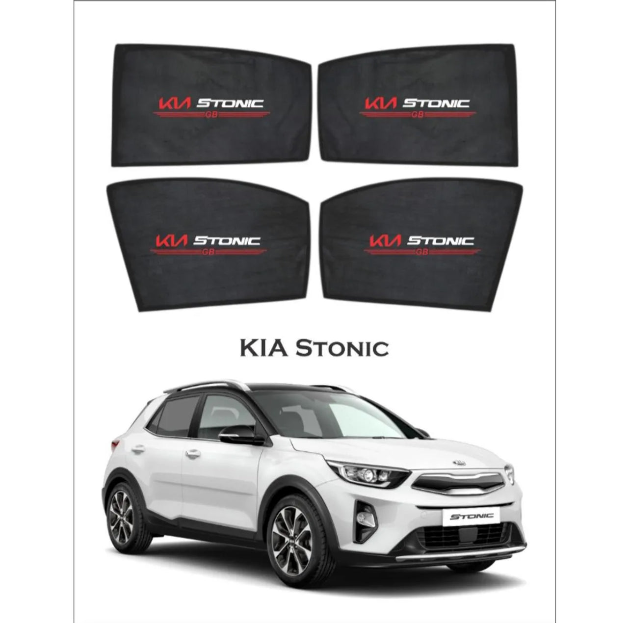 Kia Stonic Sunshades – Custom Fit UV Protection